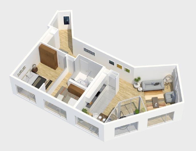3 ½ rooms apartment