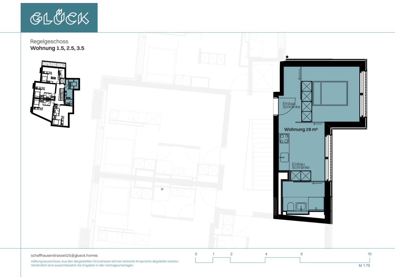 2 ½ rooms apartment