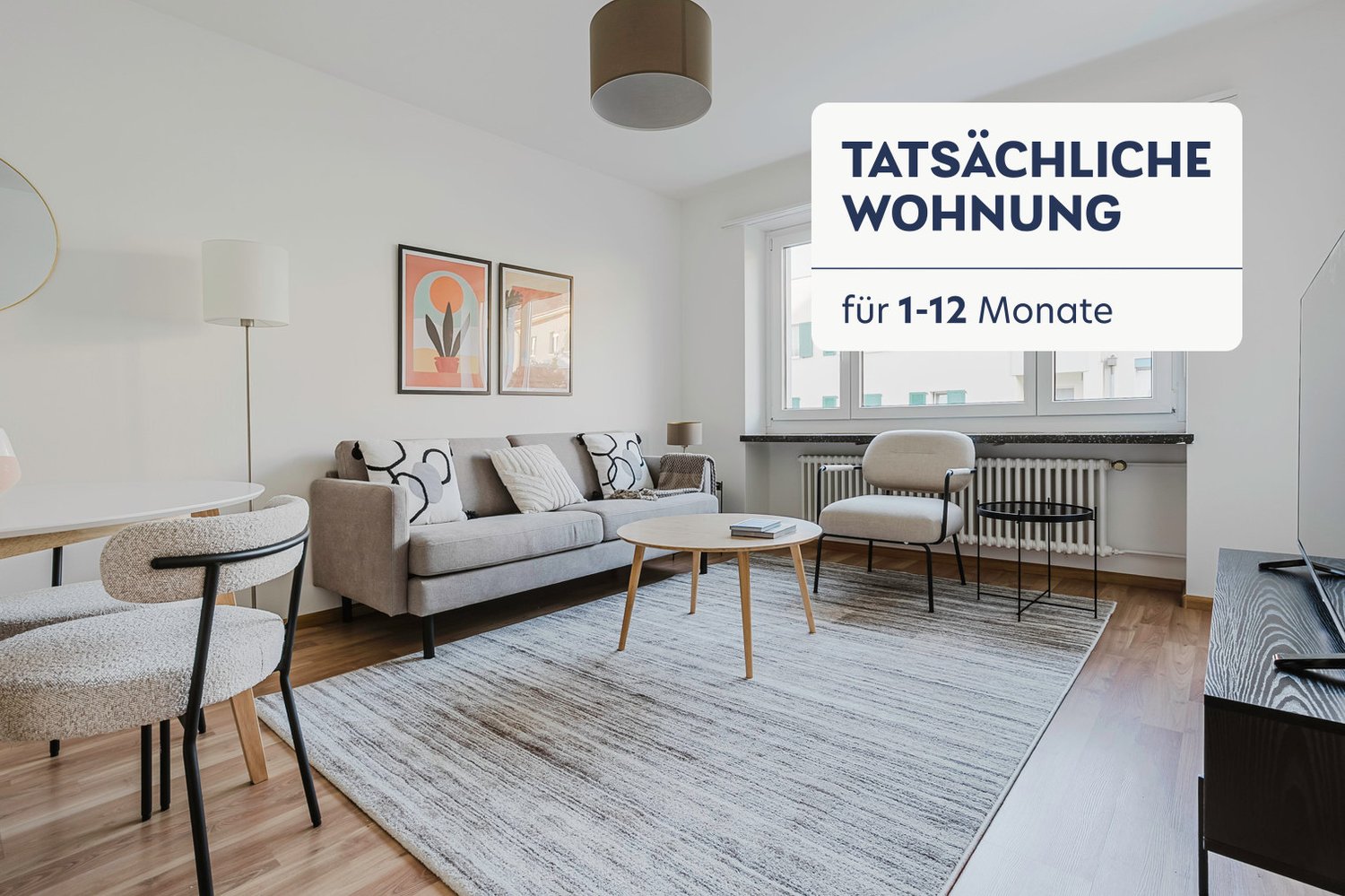 3 ½ pièces appartement meublé