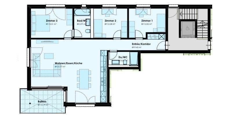 Appartement de 4 ½ pièces