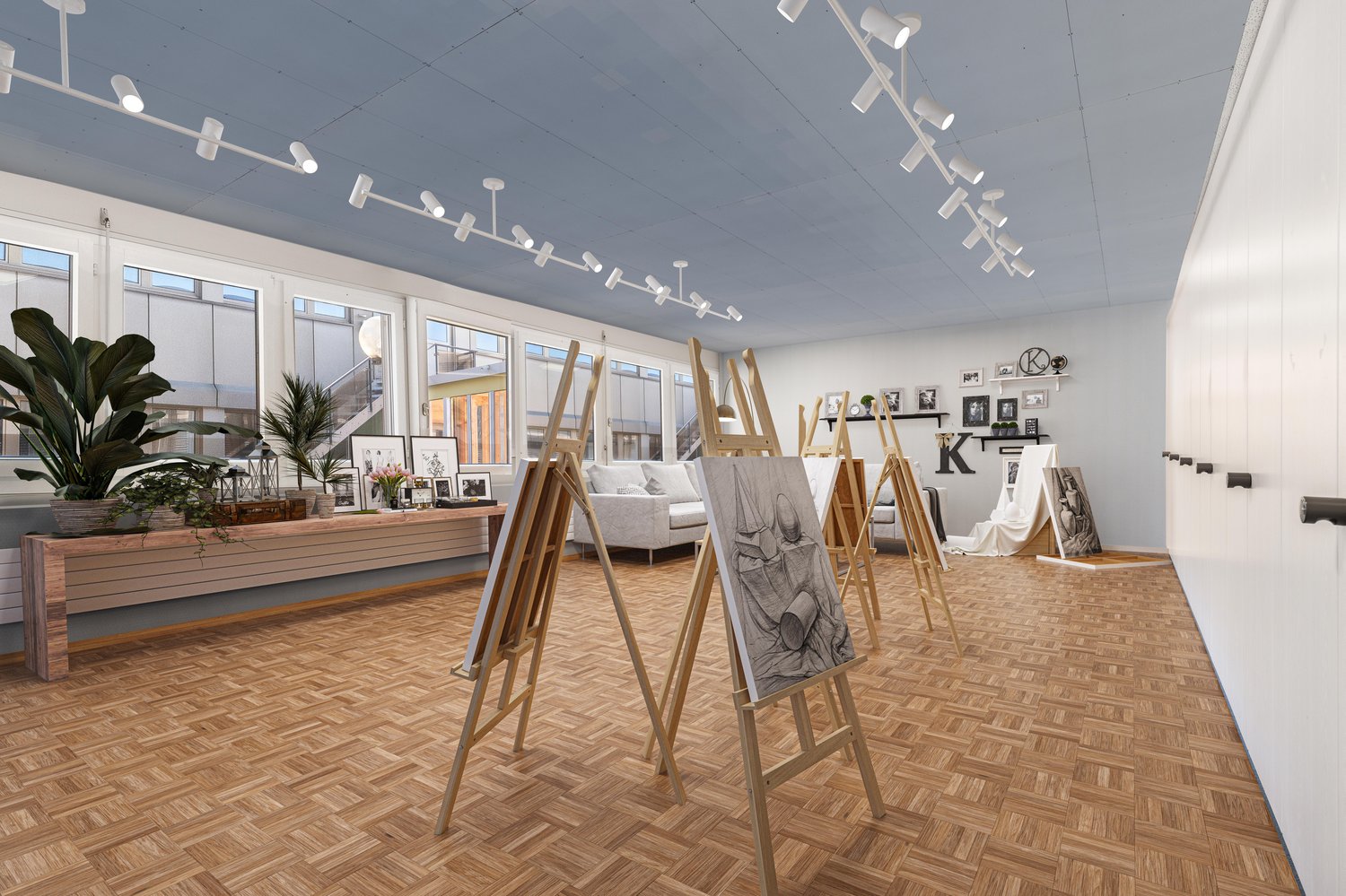 Bureau de 55m²
