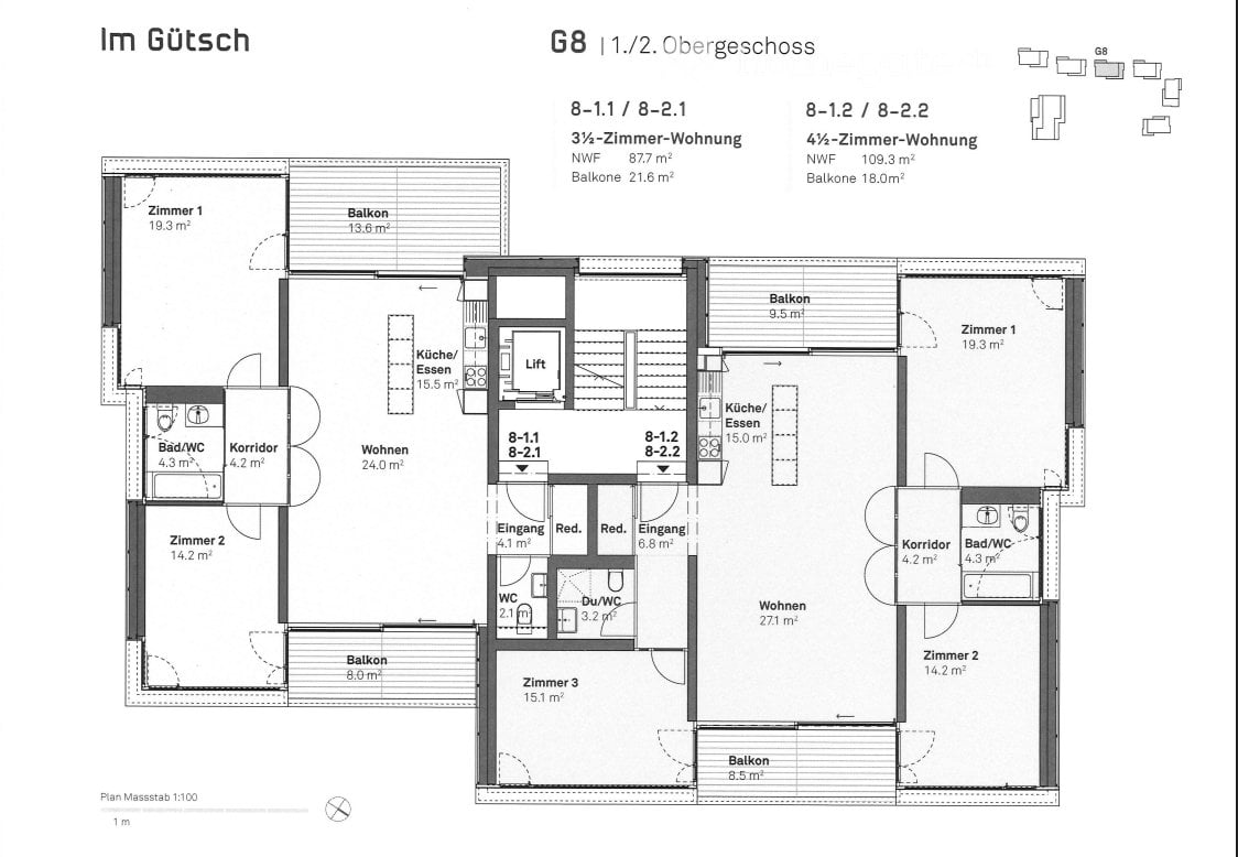 2 ½ rooms apartment