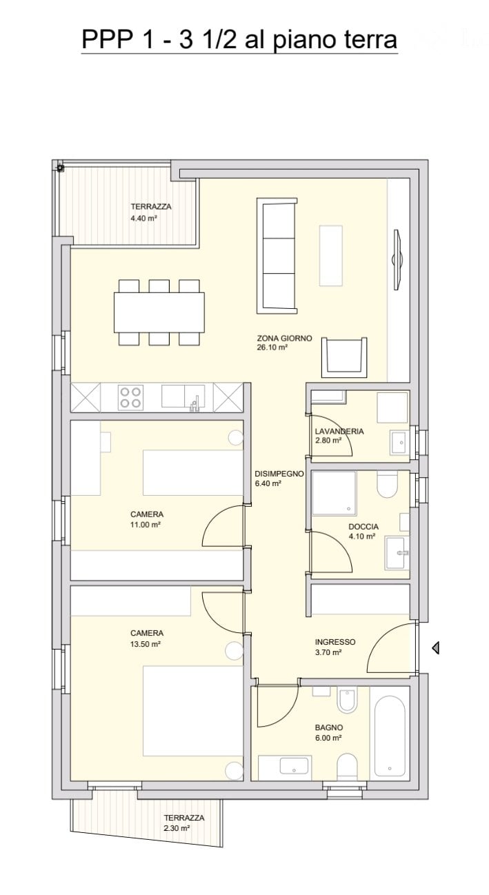 3 ½ Zimmer-Wohnung