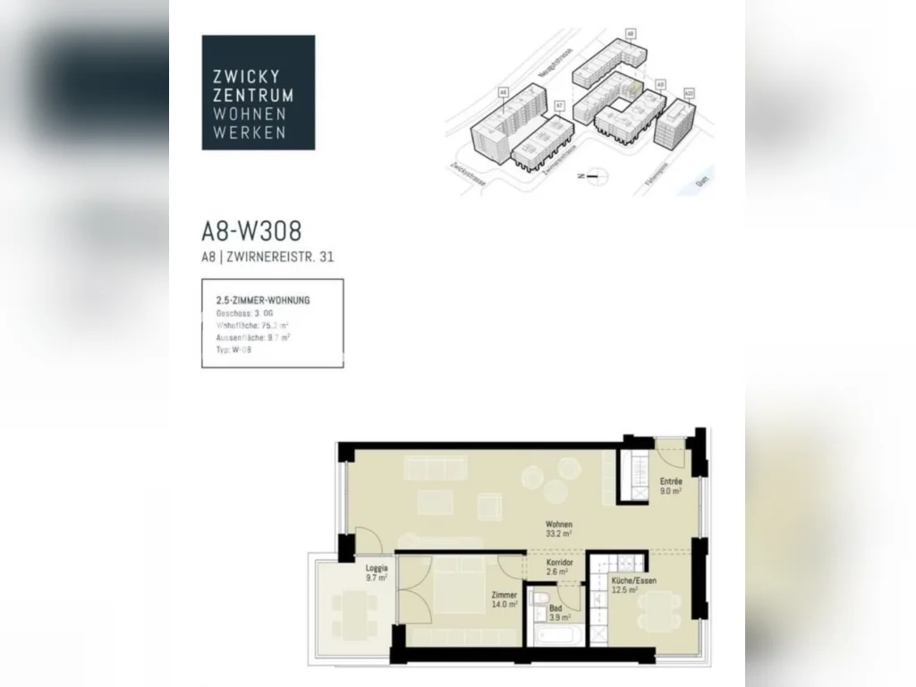 2 rooms apartment
