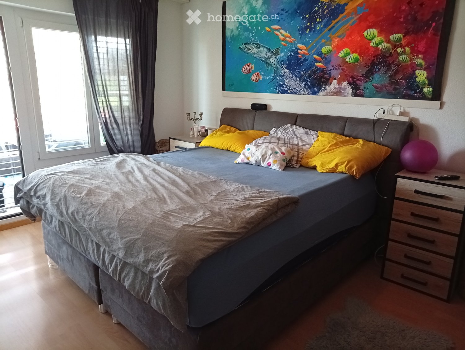 Appartement de 2 ½ pièces","description":"Limité à 3 mois

Entièrement meublé et équipé, prêt à emménager !
Séjour : Pièce de vie lumineuse [salon/chambre] avec [canapé, lit, Smart TV].
Cuisine/Salle de bain : Cuisine entièrement équipée (incl. vaisselle/appareils) & salle de bain avec [douche/baign
