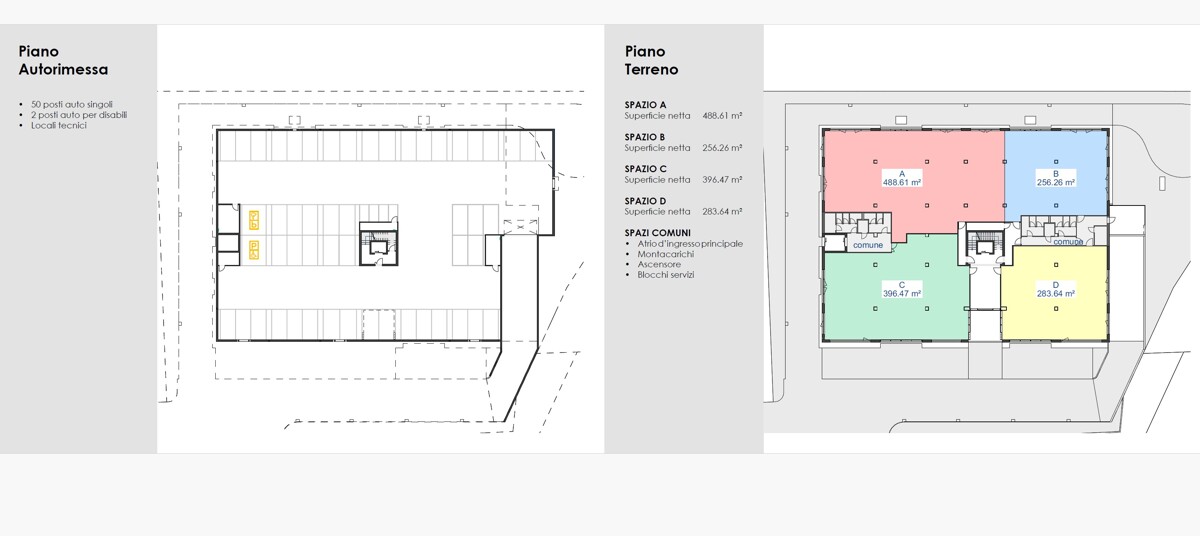 488m² storage room