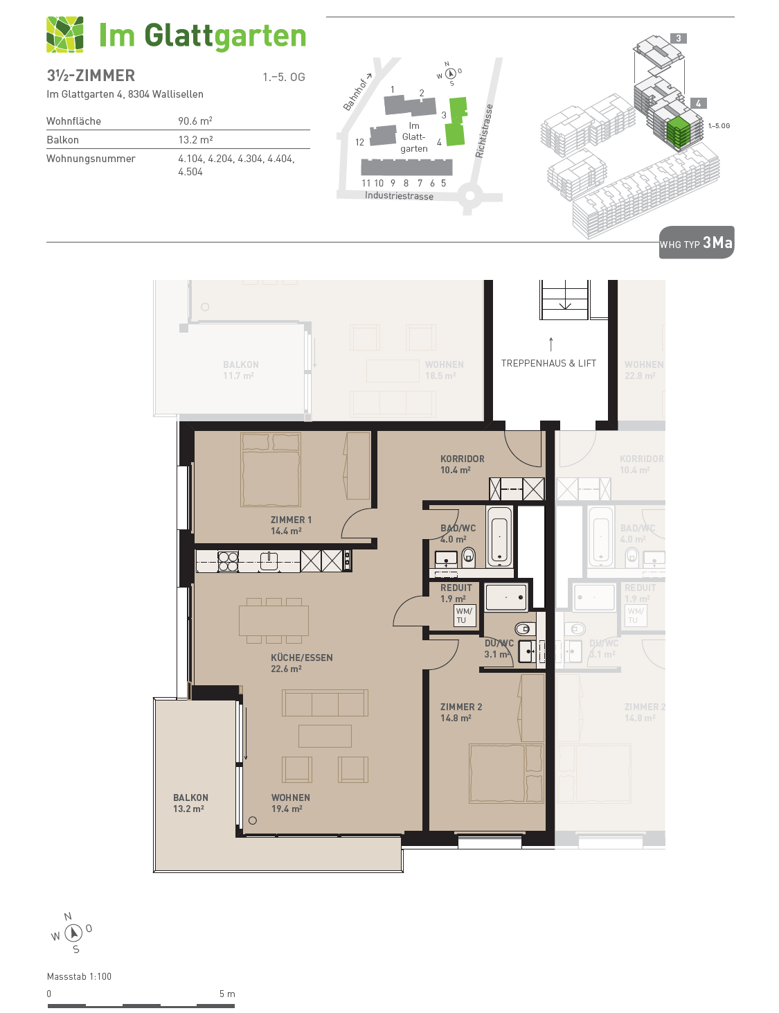Appartement de 4 ½ pièces