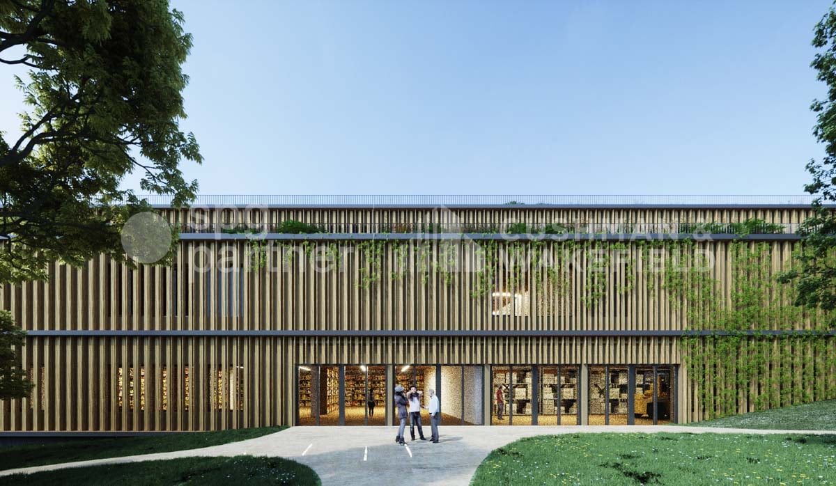 1700m² office