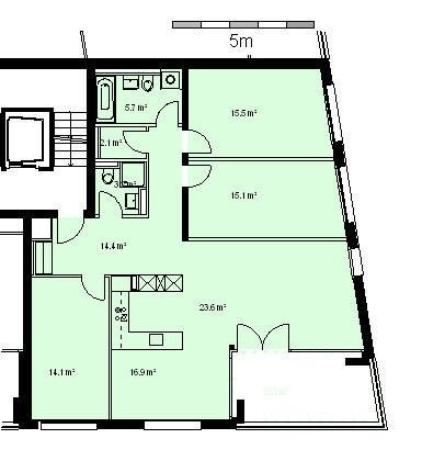 4 ½ rooms apartment