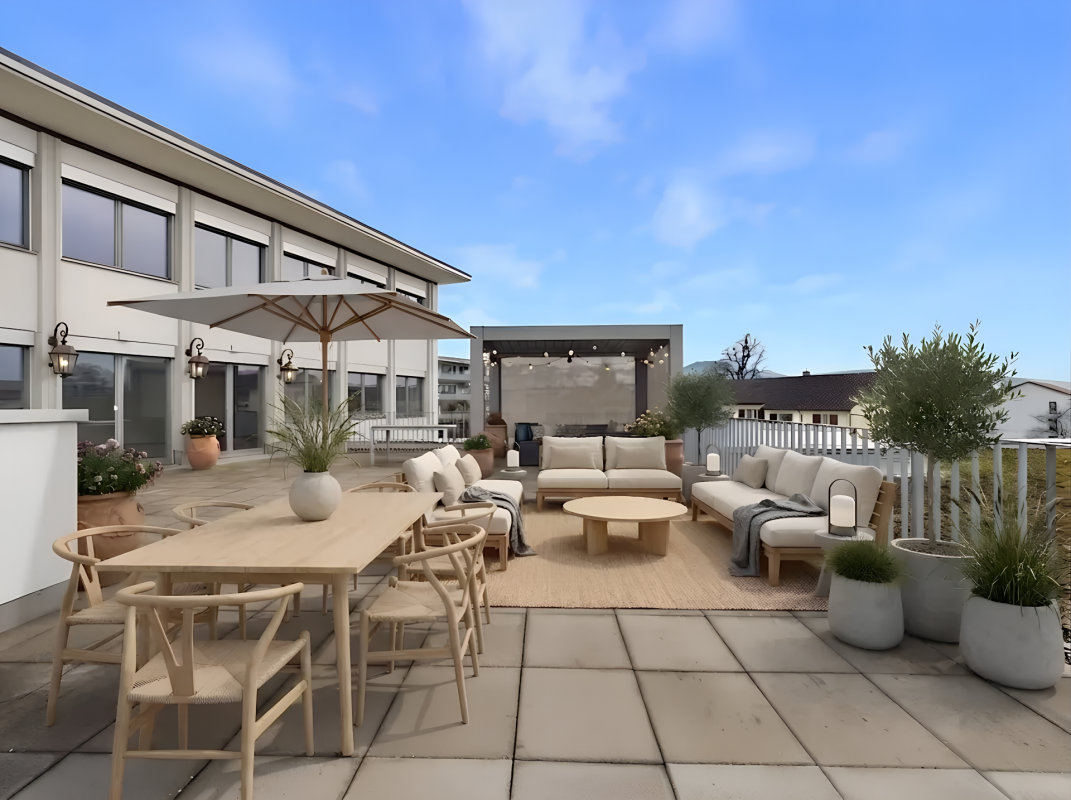 3 ½ rooms terrace flat