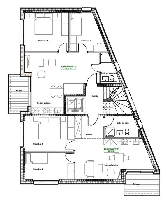 3 ½ Zimmer Wohnung, Foto 2 von 3