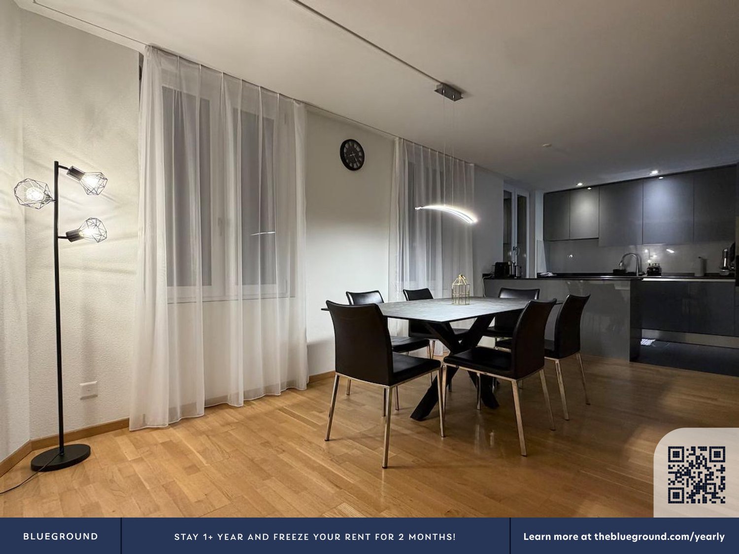 4 rooms furnished flat
