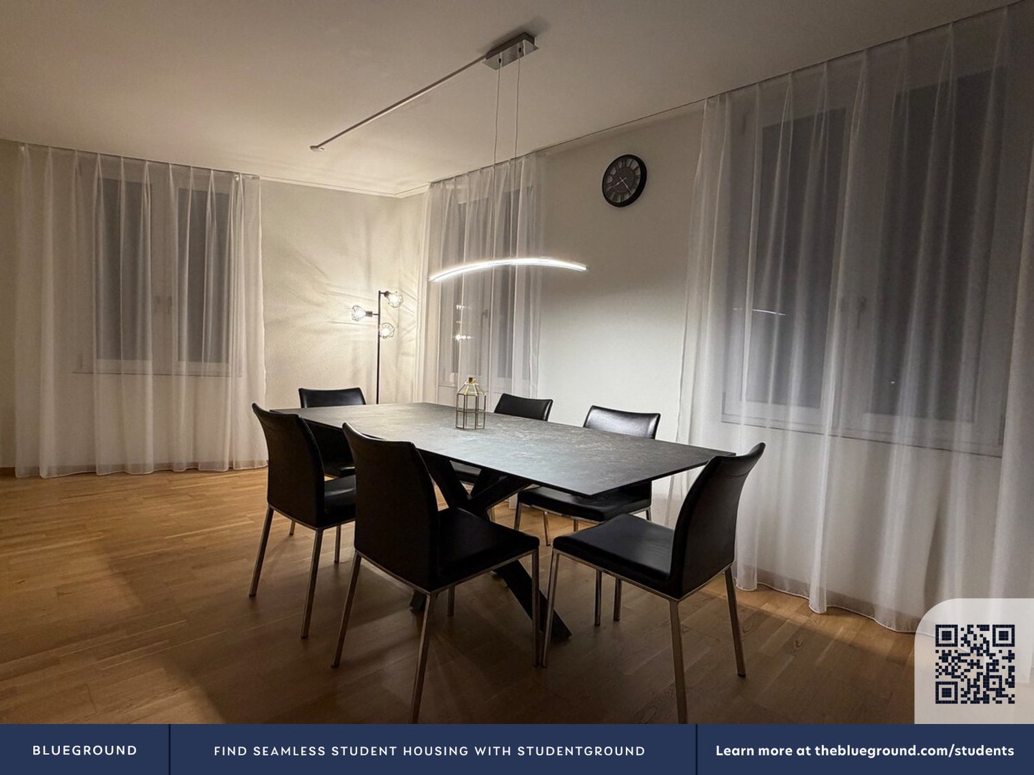 4 rooms furnished flat