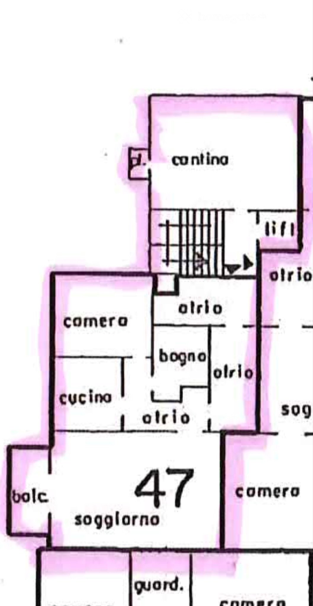 2 rooms apartment