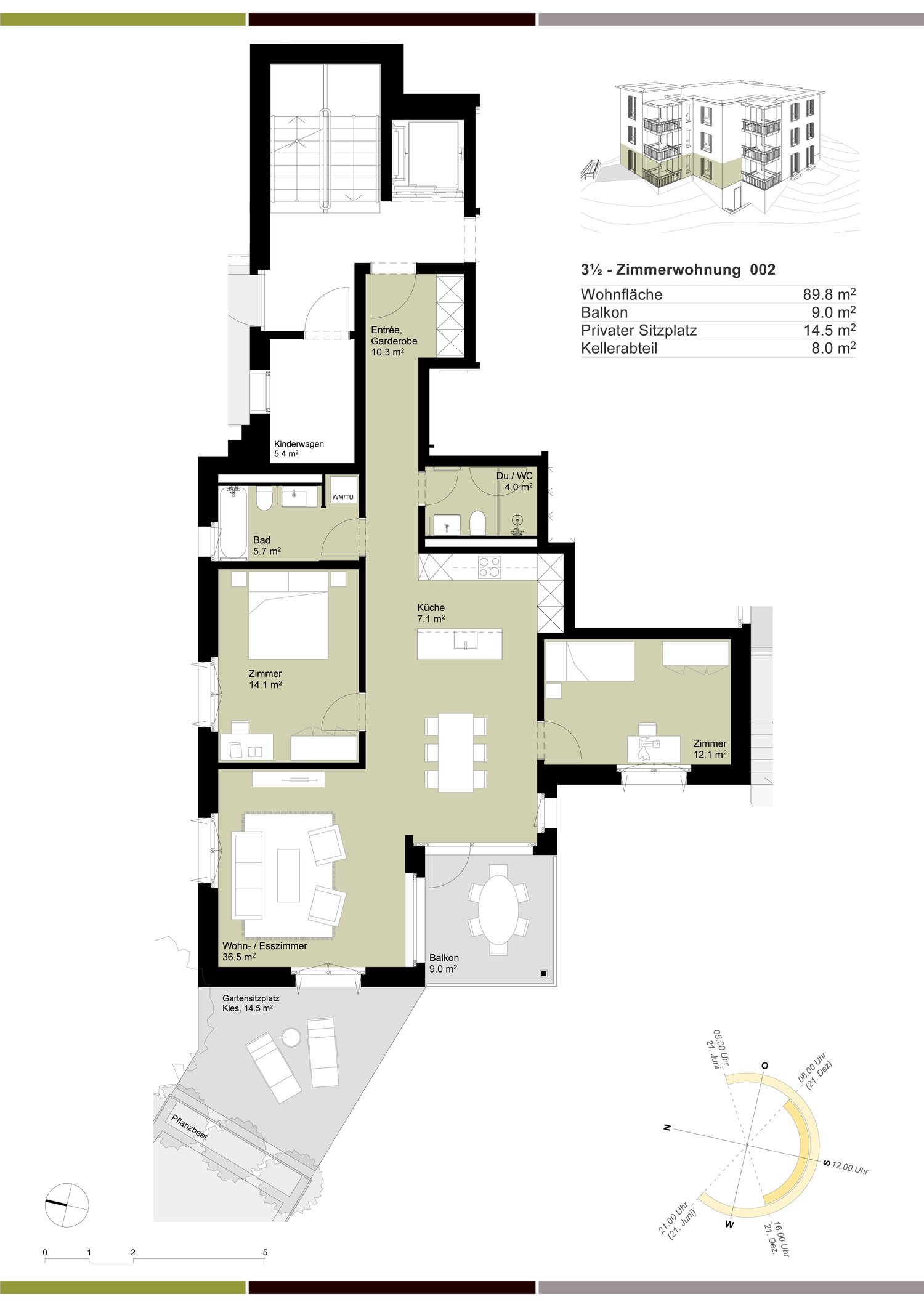 3 ½ rooms apartment