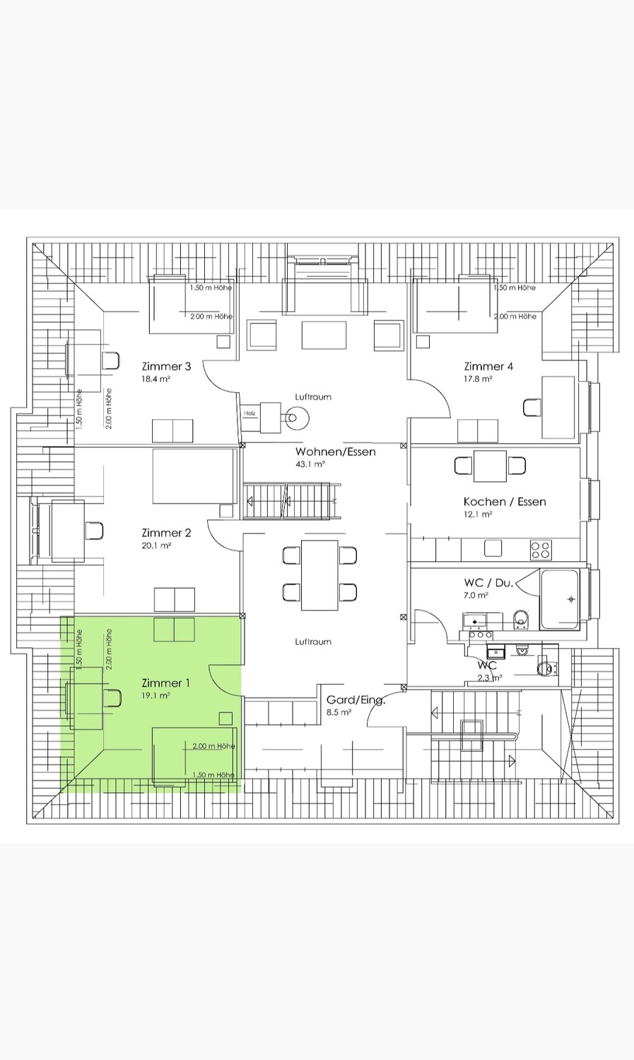 Room in a shared flat
