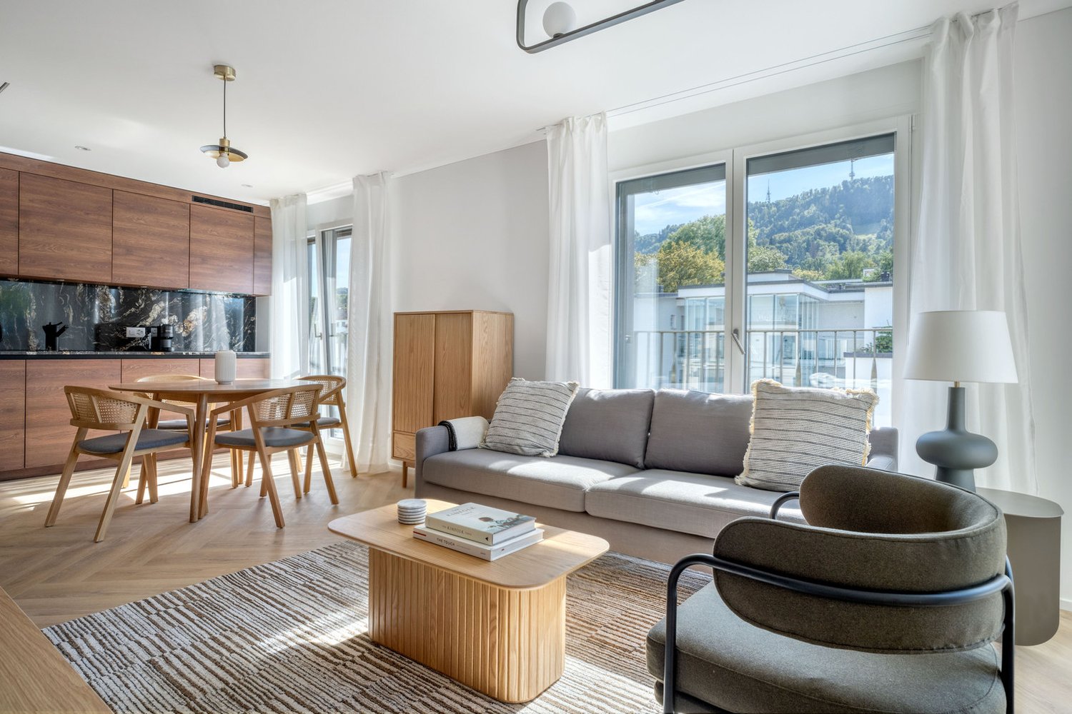 2 ½ pièces appartement meublé