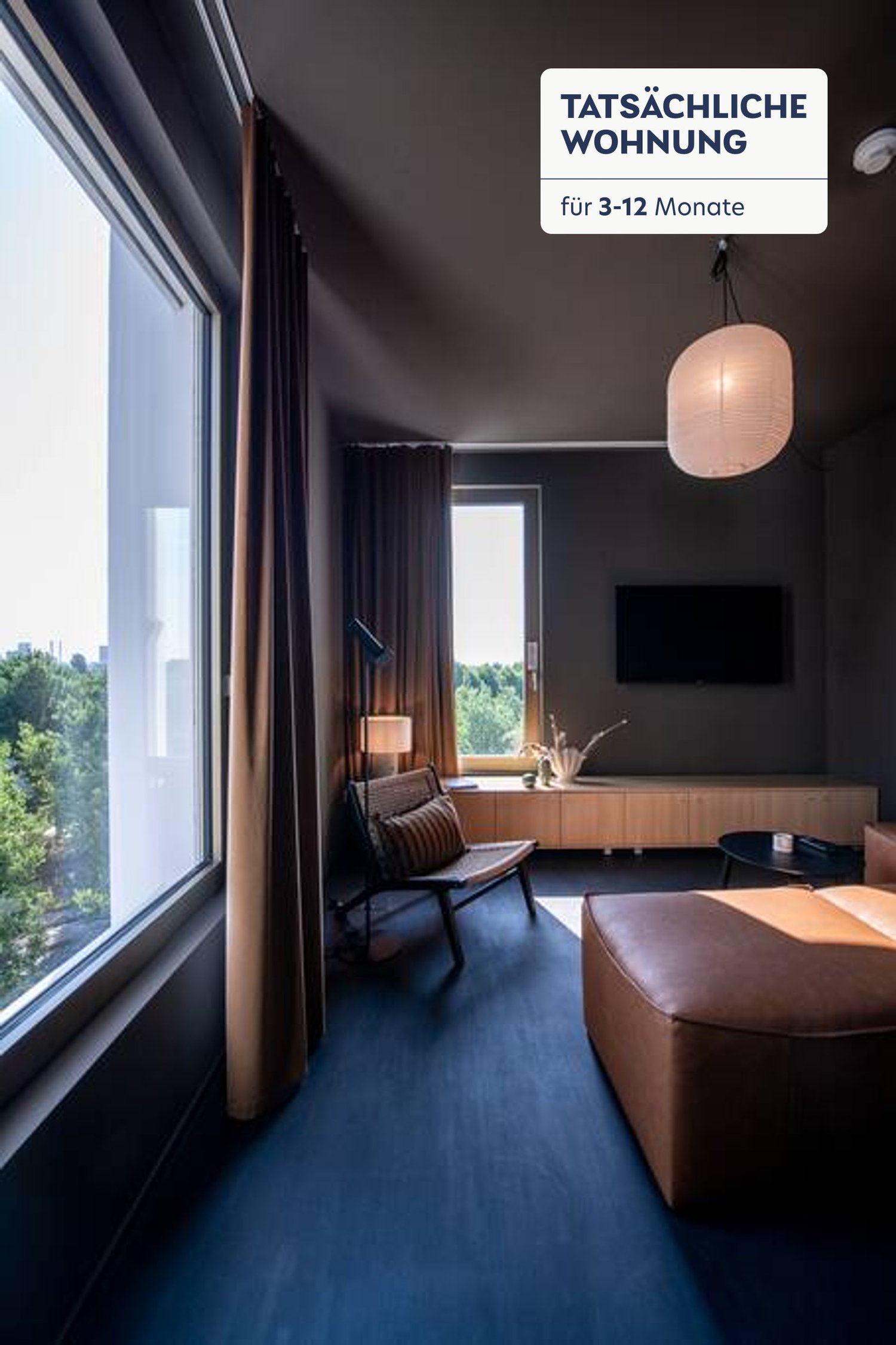 3 pièces appartement meublé