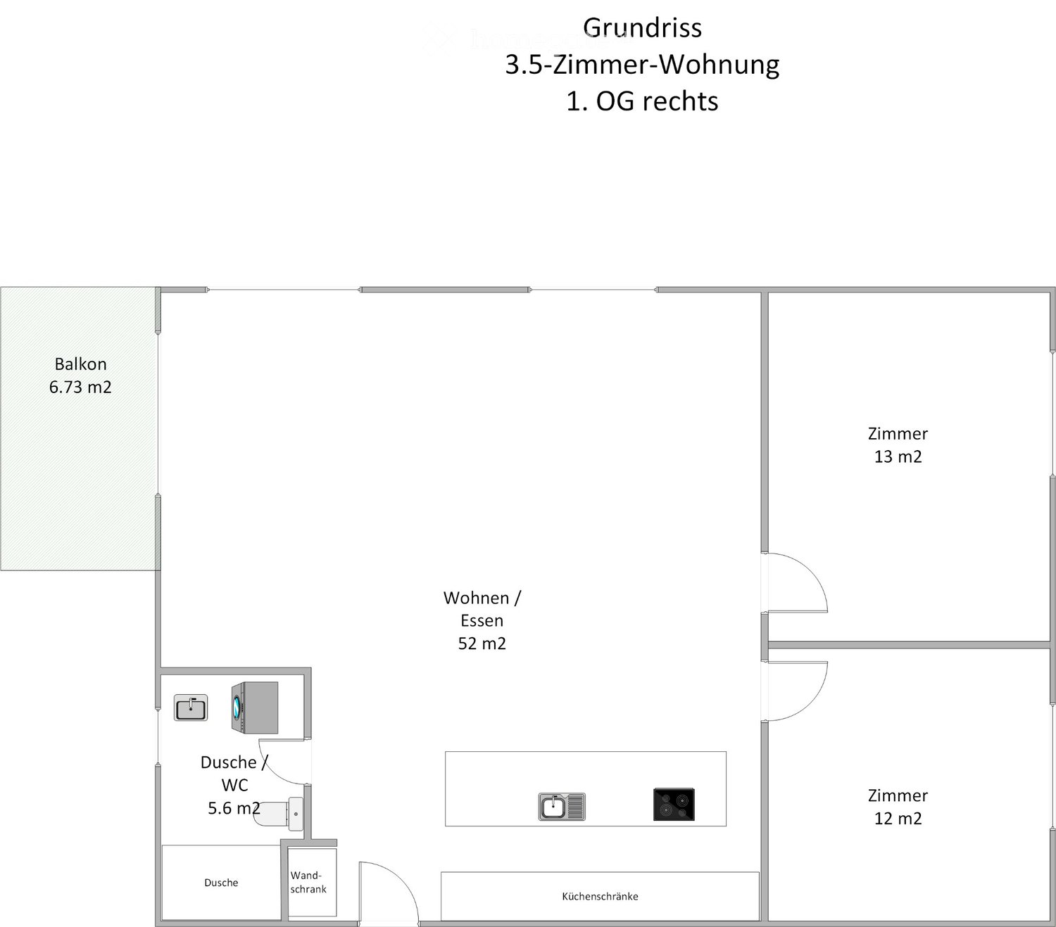 3 ½ Zimmer-Wohnung, Foto 5 von 5