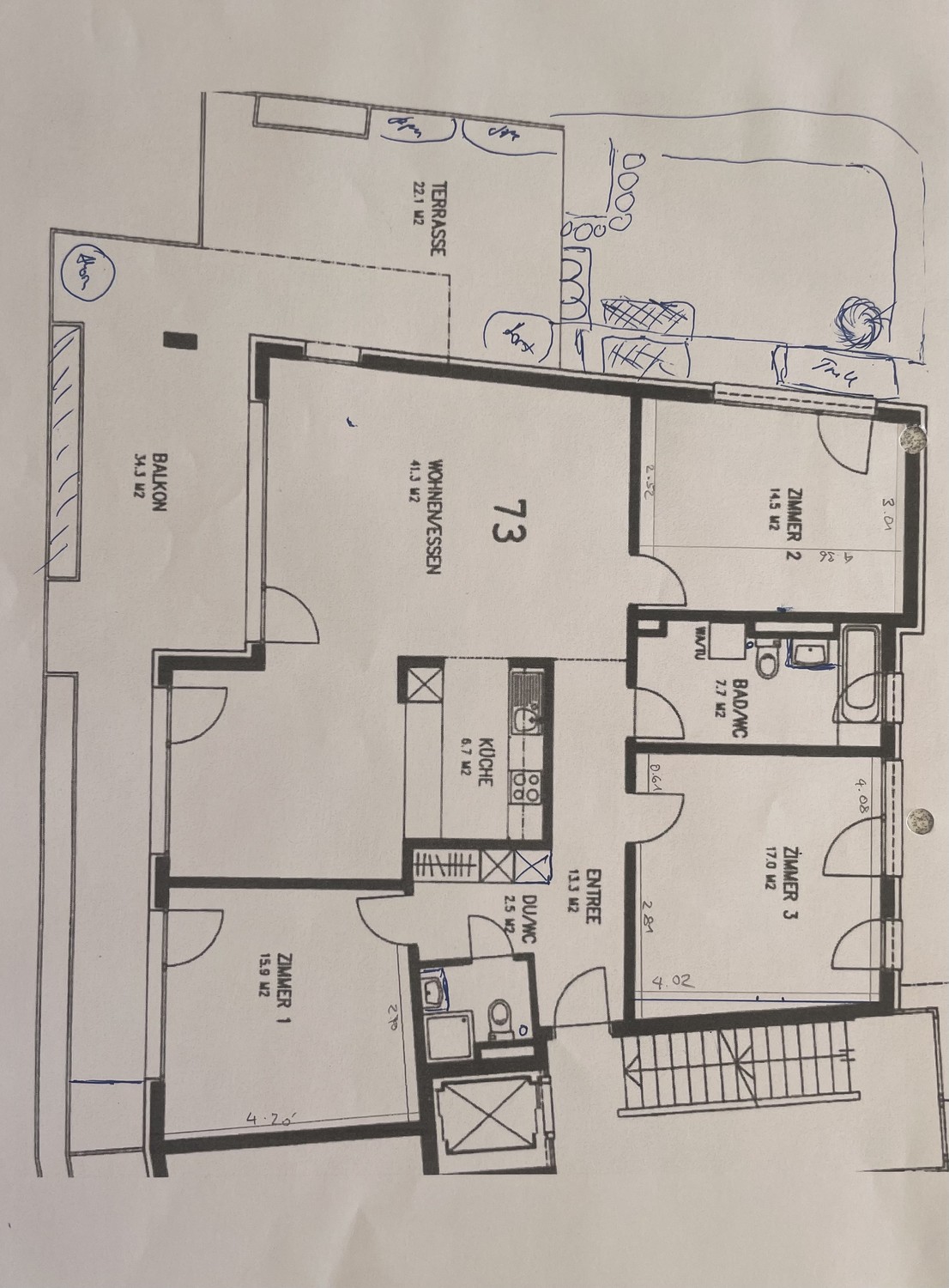 Appartement de 4 ½ pièces
