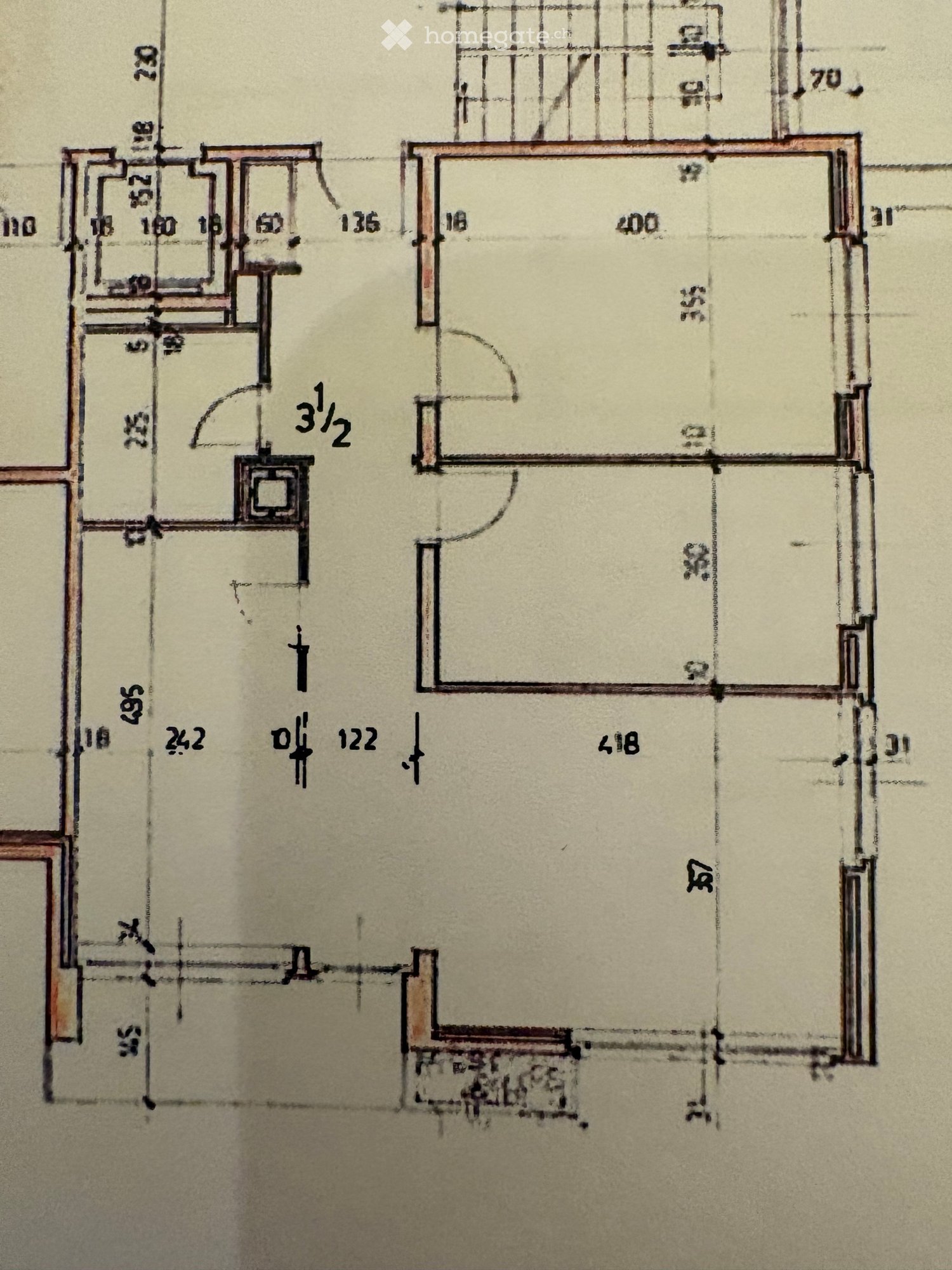 3 rooms apartment