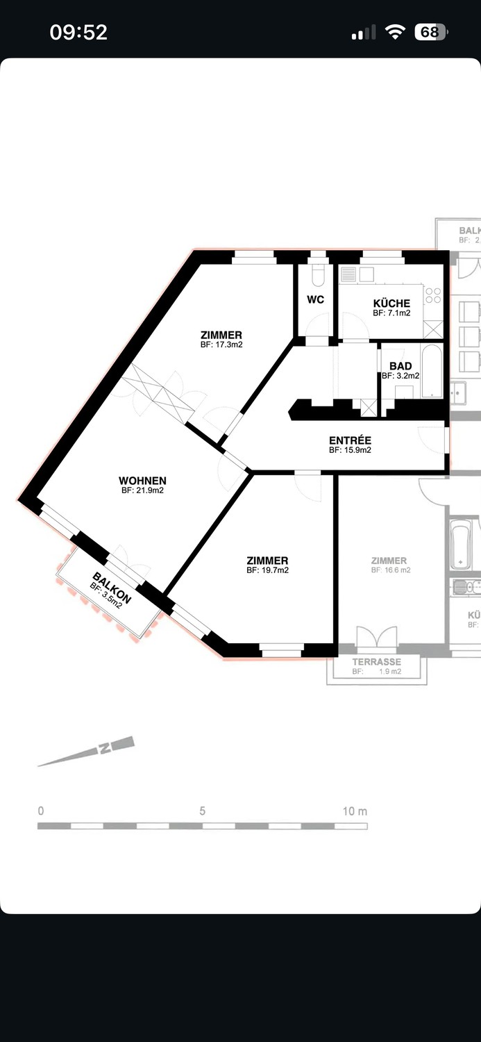 3 rooms apartment, Foto 8 von 8