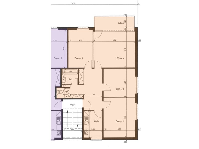 4 rooms apartment, Foto 7 von 8