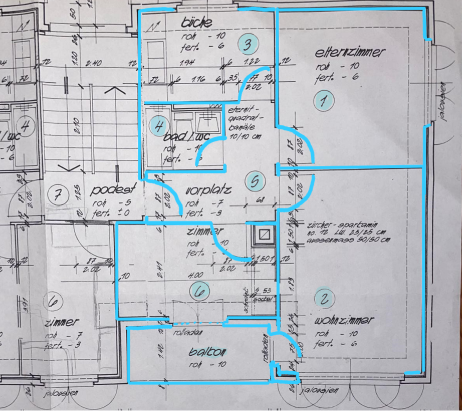 3 rooms apartment