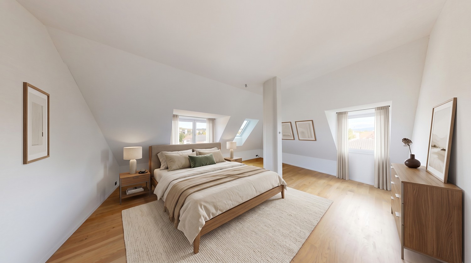 4 ½ rooms attic flat