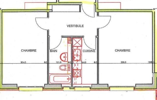 2 rooms apartment