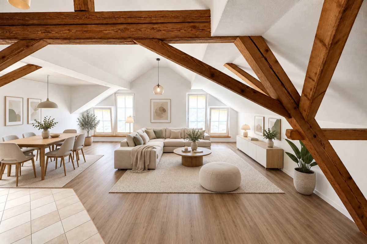 3 rooms roof flat, Foto 2 von 7