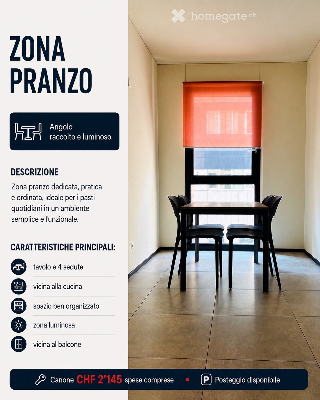 2 ½ rooms apartment