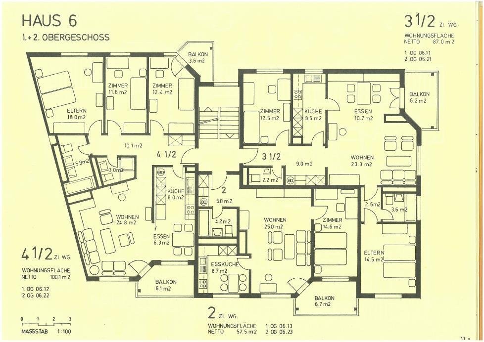 3 ½ rooms apartment