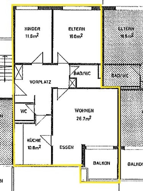 Appartement de 3 ½ pièces