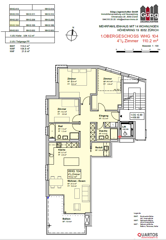 4 ½ rooms apartment, Foto 4 von 4