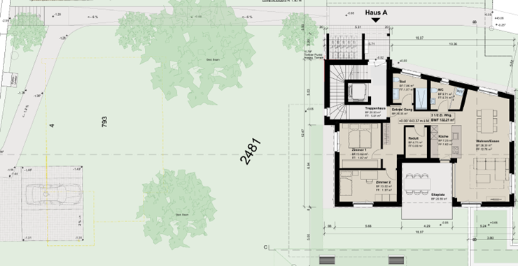 3 ½ rooms apartment