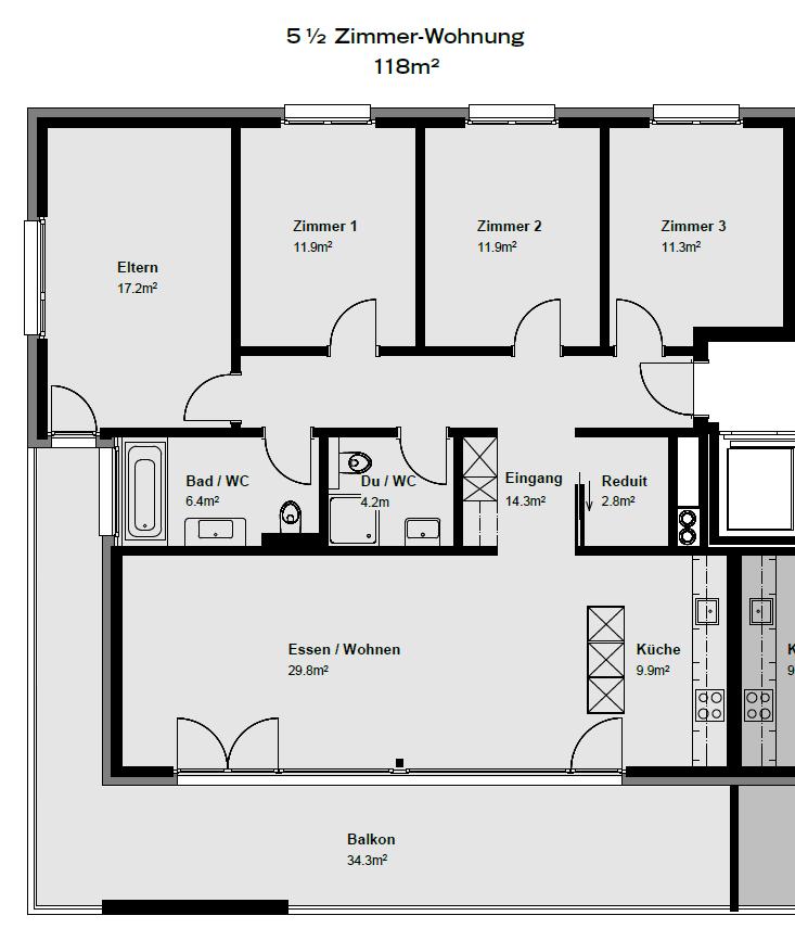 5 ½ rooms apartment, Foto 10 von 10