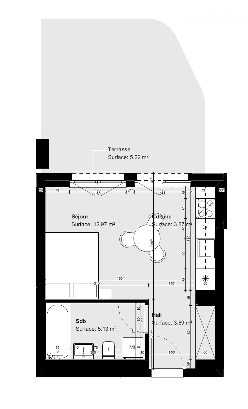 1 ½ Zimmer-Appartement, Foto 5 von 5