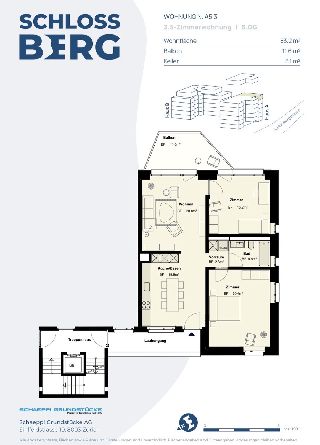 Appartamento di 3 ½ locali