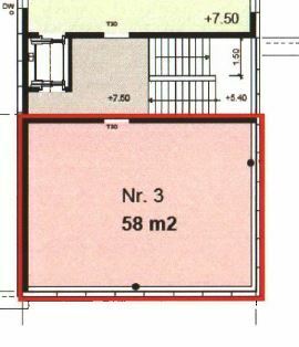 Ufficio di 58m²