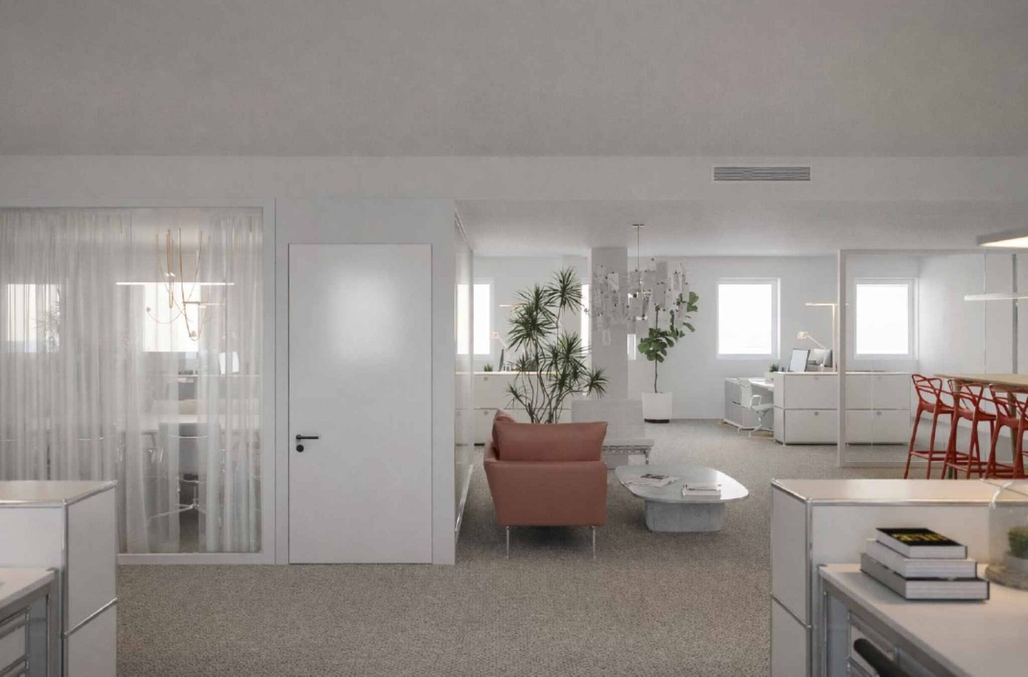 280m² office