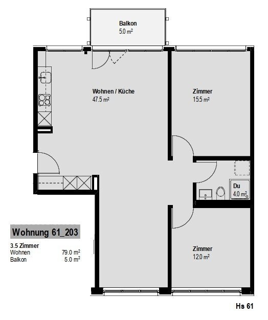 3 ½ rooms apartment, photo 5 of 8