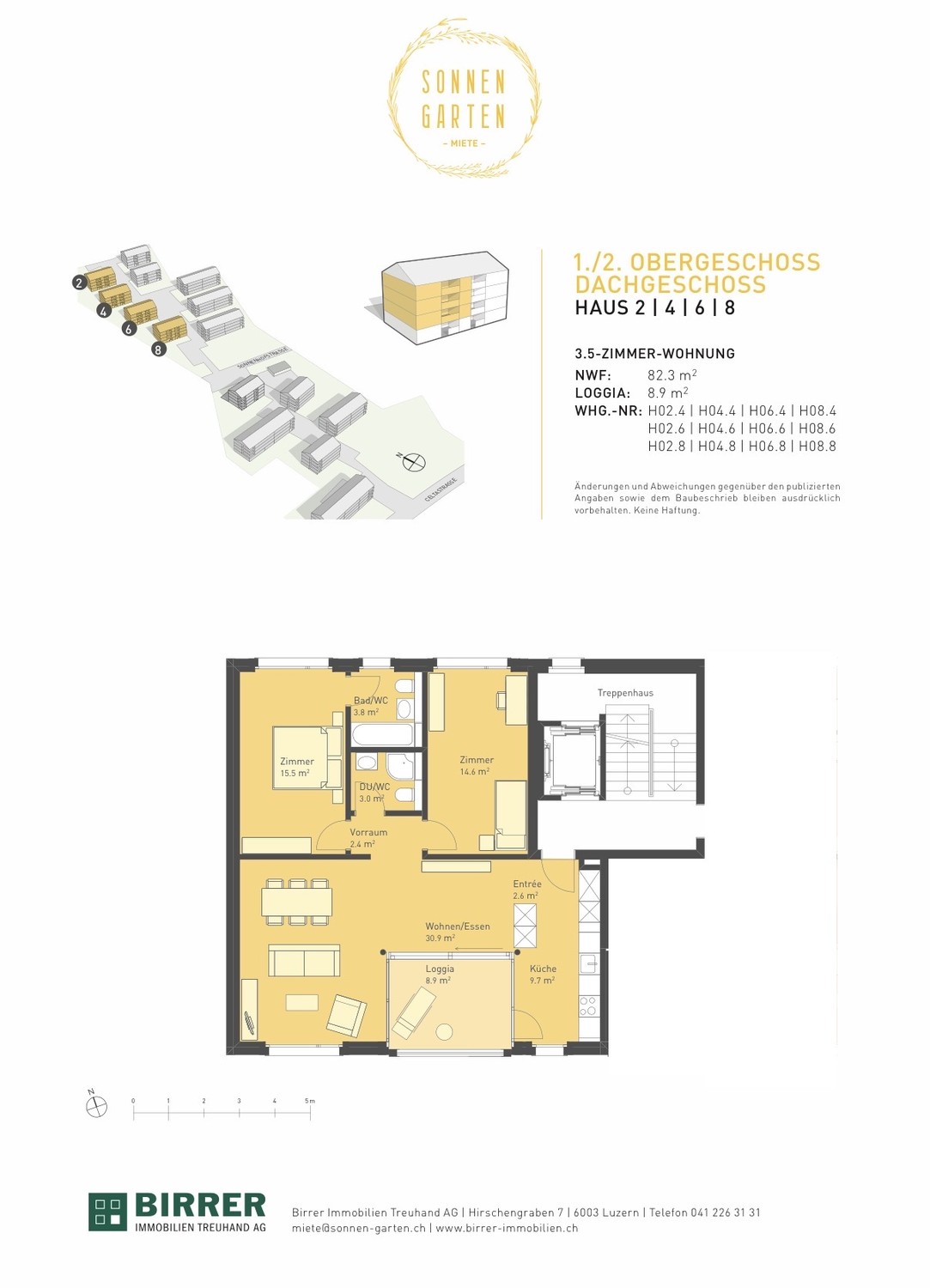 3 ½ pièces appartement