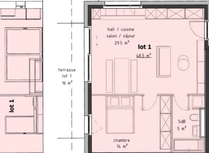 2 Zimmer Wohnung, Foto 2 von 3
