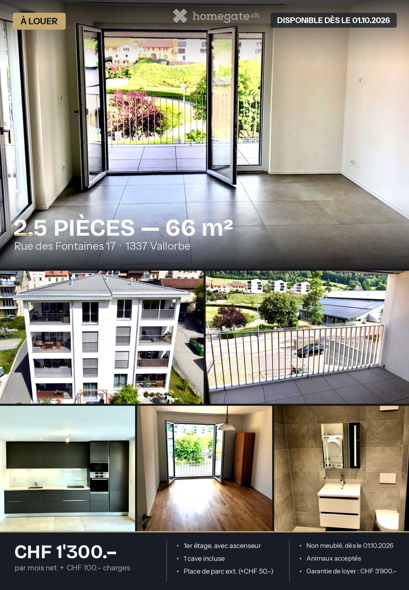2 ½ Zimmer Wohnung, Foto 1 von 5