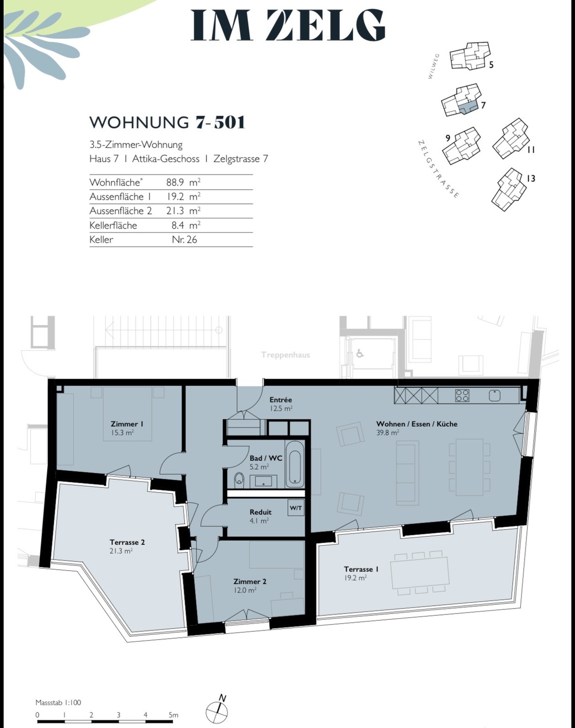 4 ½ rooms apartment