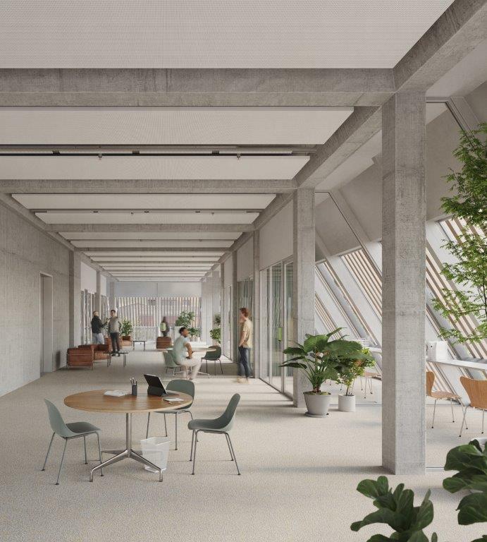 6000m² office