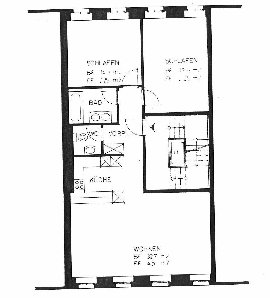 2 ½ rooms apartment