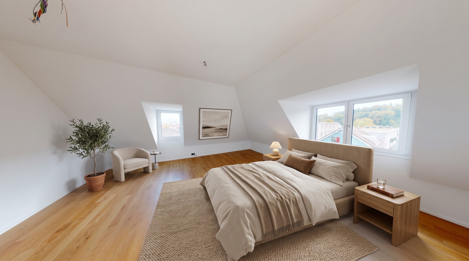 5 ½ rooms attic flat