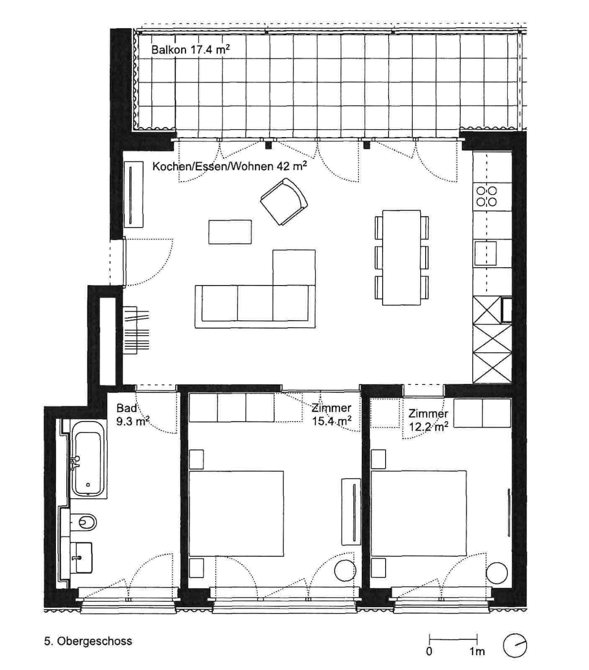 Appartement de 3 ½ pièces